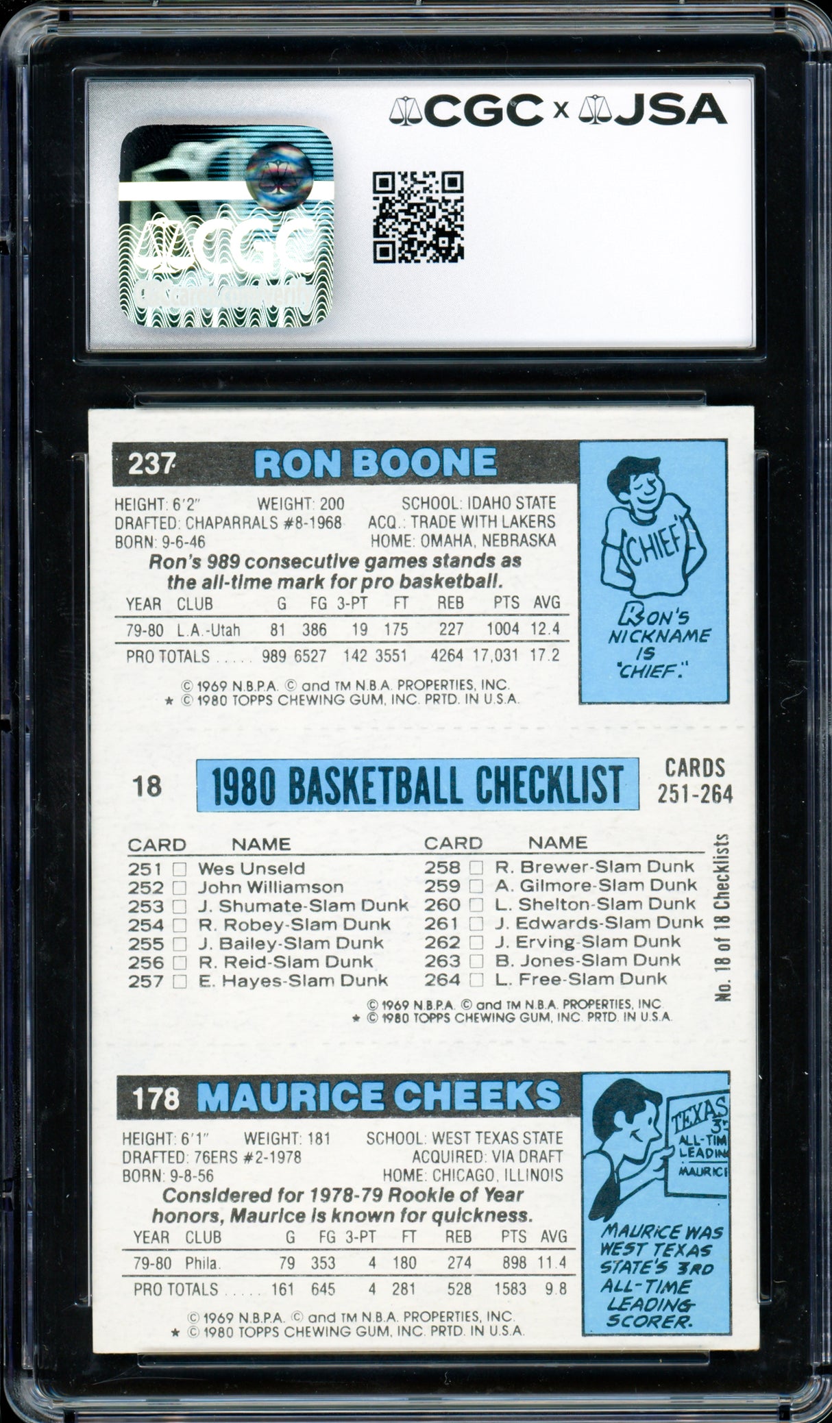 Magic Johnson Autographed 1980-81 Topps Rookie Card Los Angeles Lakers Auto Grade Gem Mint 10 CGC x JSA #6131791002