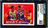 Magic Johnson Autographed 1991-92 Upper Deck Card #29 Los Angeles Lakers CGC x JSA #6131791200