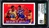 Magic Johnson Autographed 1991-92 Upper Deck Card #29 Los Angeles Lakers Auto Grade Gem Mint 10 CGC x JSA Stock #262956