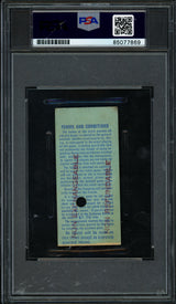Nolan Ryan Autographed 5/20/1968 Rookie Year Ticket New York Mets Auto Grade Gem Mint 10 PSA/DNA #85077869