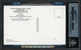 Mike Schmidt Autographed Hall of Fame HOF Plaque Postcard Philadelphia Phillies Beckett BAS #19820772
