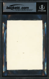 Walter Payton Autographed 1986 Dairy Pak Cartons Card #22 Chicago Bears Beckett BAS #18708428
