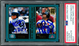 Albert Pujols & Ichiro Suzuki Autographed 2001 Topps Traded Rookie Card #T99 Auto Grade Gem Mint 10 "01 ROY" PSA/DNA #135353432
