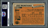 Joe Montana Autographed 1981 Topps Rookie Card #216 San Francisco 49ers PSA 6 Auto Grade Gem Mint 10 PSA/DNA #77941132