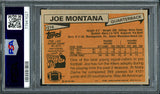 Joe Montana Autographed 1981 Topps Rookie Card #216 San Francisco 49ers PSA 4 Auto Grade Gem Mint 10 PSA/DNA #77941027