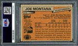 Joe Montana Autographed 1981 Topps Rookie Card #216 San Francisco 49ers PSA 4 Auto Grade Gem Mint 10 PSA/DNA #77941102