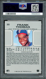 Frank Thomas Autographed 1990 Leaf Rookie Card #300 Chicago White Sox PSA 10 Auto Grade Gem Mint 10 PSA/DNA #76569033