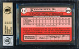 Ken Griffey Jr. Autographed 1989 Topps Traded Rookie Card #41T Seattle Mariners BGS 9.5 Auto Grade Gem Mint 10 Beckett BAS #14984845