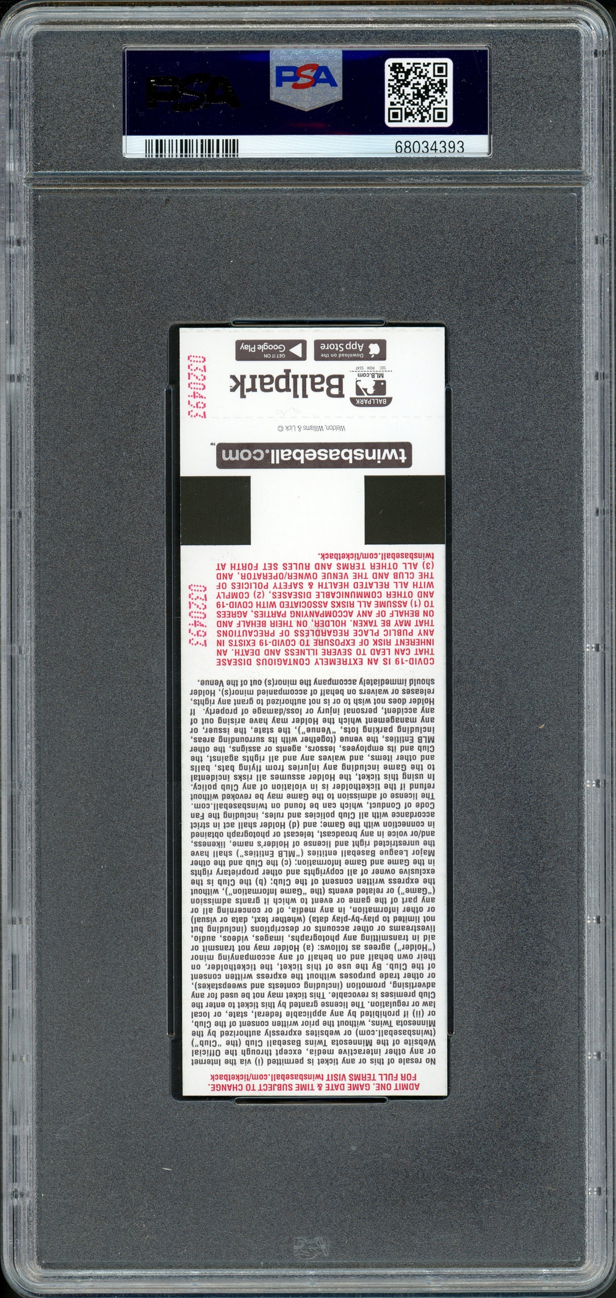 Julio Rodriguez Autographed 2022 MLB Debut Ticket Seattle Mariners PSA 10 "2022 MLB Debut" PSA/DNA #68034393