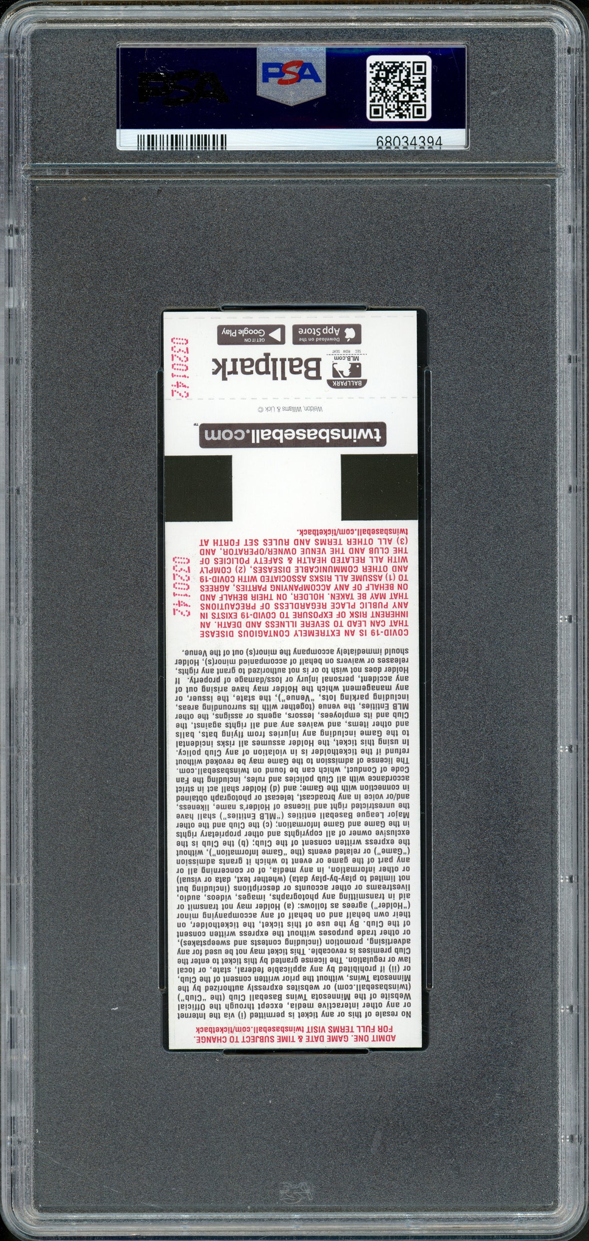 Julio Rodriguez Autographed 2022 MLB Debut Ticket Seattle Mariners PSA 9 "2022 MLB Debut" PSA/DNA #68034394
