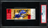 Edgar Martinez & Ken Griffey Jr Autographed 1995 ALDS Game 5 Ticket 10/8/1995 Seattle Mariners PSA 4 Auto Grade Gem Mint 10 PSA/DNA #96273923