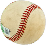 Hank Aaron Autographed Official NL Baseball Atlanta Braves Beckett BAS #AE85121
