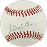 Hank Aaron Autographed Official NL Baseball Atlanta Braves Beckett BAS #AE85124