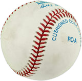 Joe DiMaggio Autographed Official AL Baseball New York Yankees Beckett BAS #AE85110