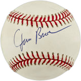 Jim Brown Autographed Official AL Baseball Cleveland Browns Beckett BAS #AE85108