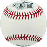 Ichiro Suzuki Autographed Official Hall of Fame Logo Baseball Seattle Mariners Beckett BAS Witness #3W344089
