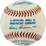 Ken Griffey Jr. Autographed Official AL Baseball Seattle Mariners Beckett BAS QR #BH014744