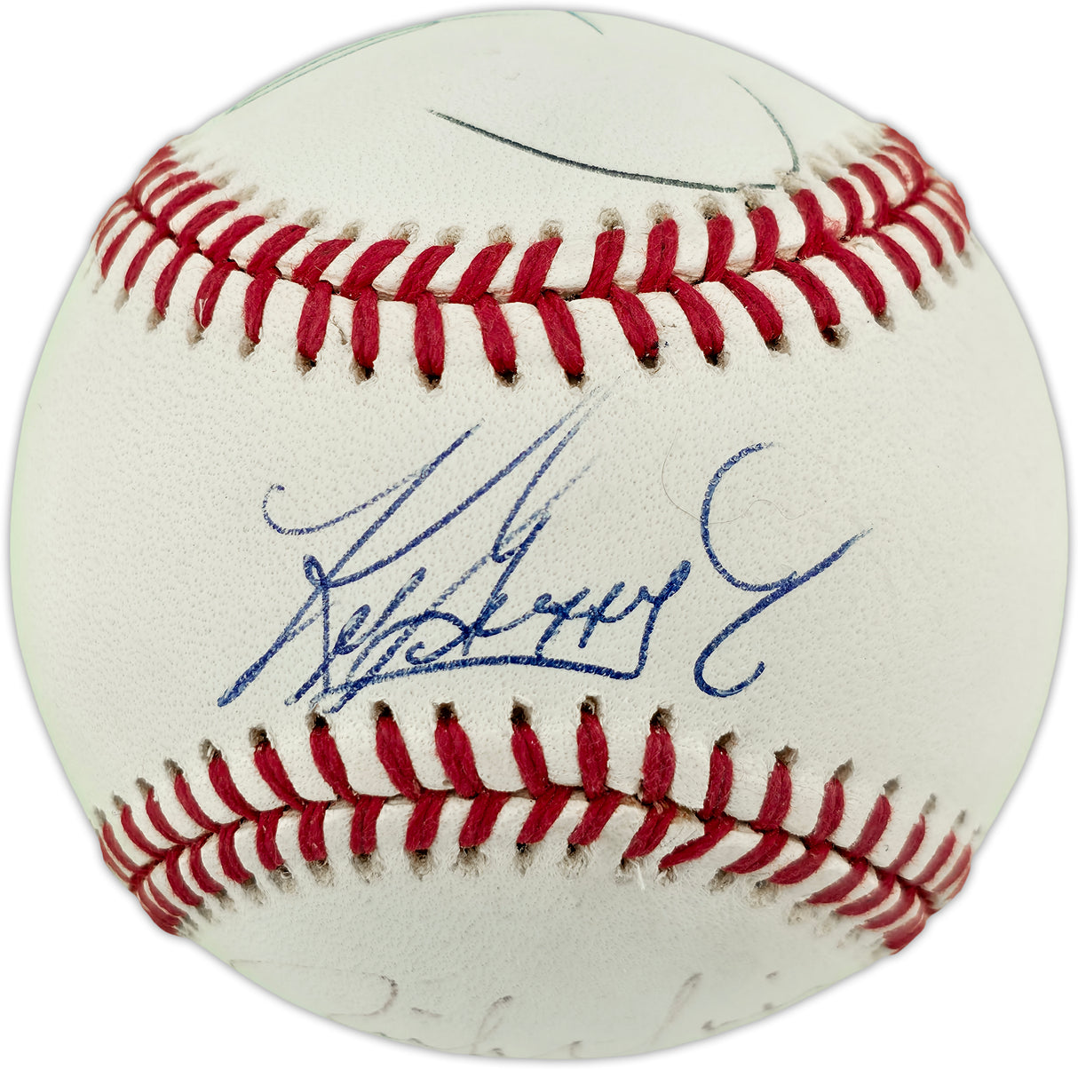 Ken Griffey Jr., Shawn Kemp & Rick Mirer Autographed Official AL Baseball Seattle Mariners Beckett BAS #AB62661