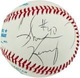 Ken Griffey Jr., Shawn Kemp & Rick Mirer Autographed Official AL Baseball Seattle Mariners Beckett BAS #AB62661
