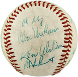 Dave Niehaus & 7 Others Autographed Official Feeney NL Baseball Seattle Mariners "Oh My" SKU #263386