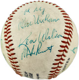 Dave Niehaus & 7 Others Autographed Official Feeney NL Baseball Seattle Mariners "Oh My" SKU #263386