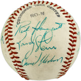 Dave Niehaus & 7 Others Autographed Official Feeney NL Baseball Seattle Mariners "Oh My" SKU #263386