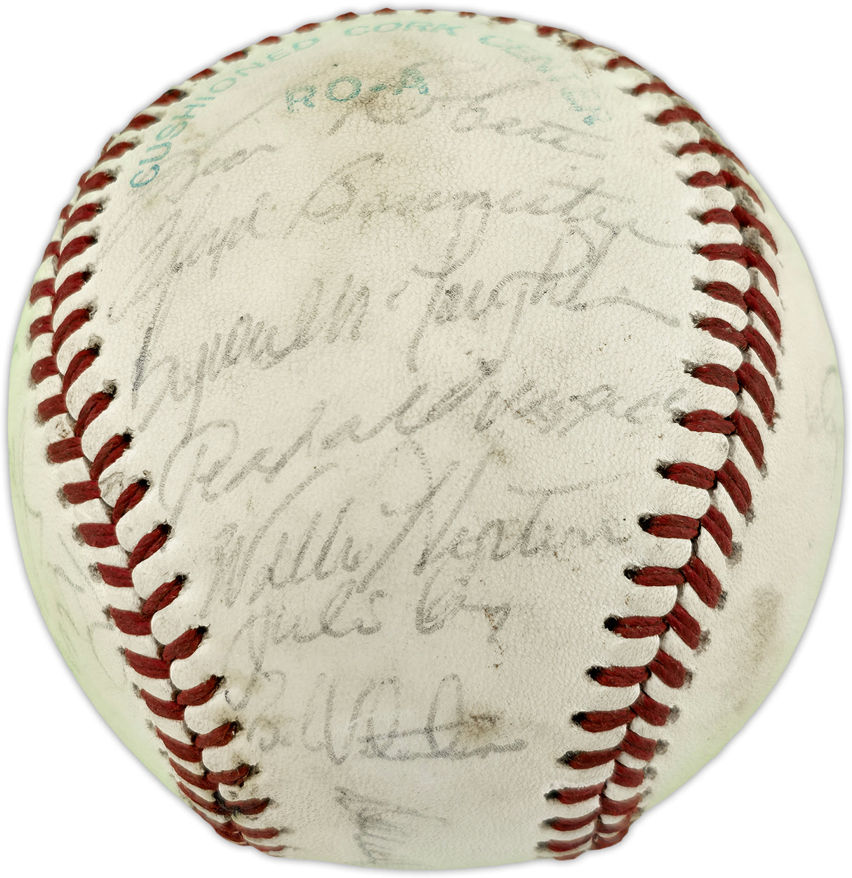 1979 Seattle Mariners Team Autographed Official MacPhail AL Baseball With 27 Signatures SKU #263388