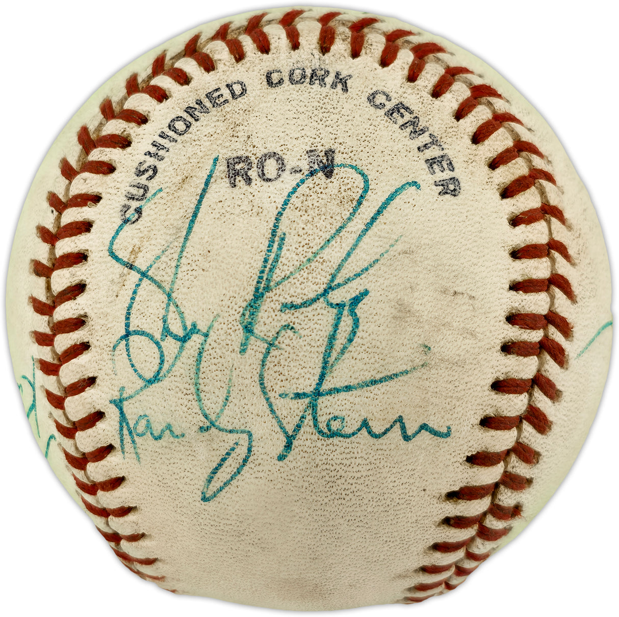 Dave Niehaus & 7 Others Autographed Official Feeney NL Baseball SKU #263389