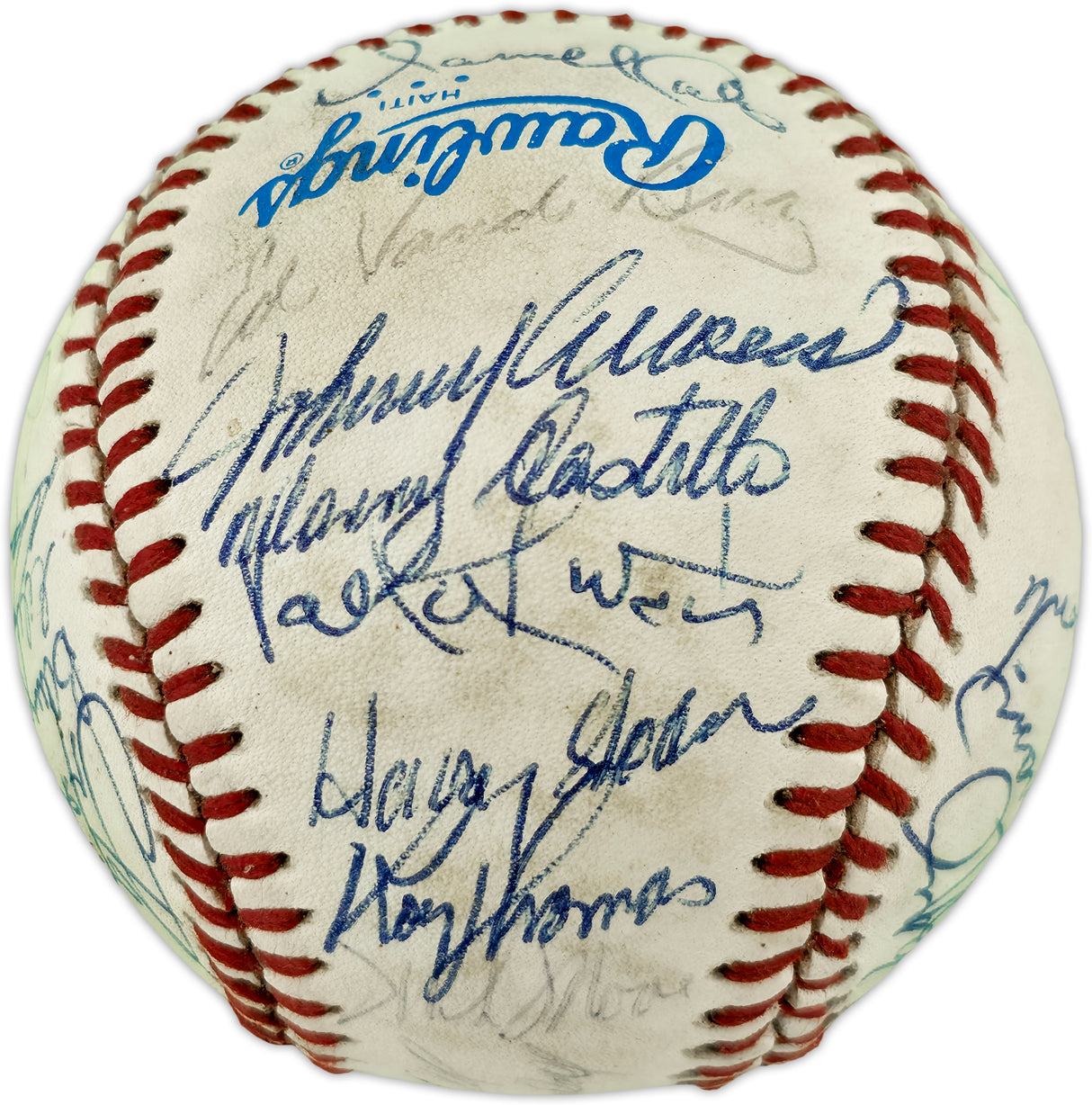 1983-84 Seattle Mariners Team Autographed Official MacPhail AL Baseball With 33 Signatures SKU #263391