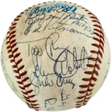 1982 Seattle Mariners Team Autographed Official MacPhail AL Baseball With 27 Signatures SKU #263392