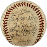 1981-82 Seattle Mariners Team Autographed Official MacPhail AL Foul Baseball With 23 Signatures SKU #263394