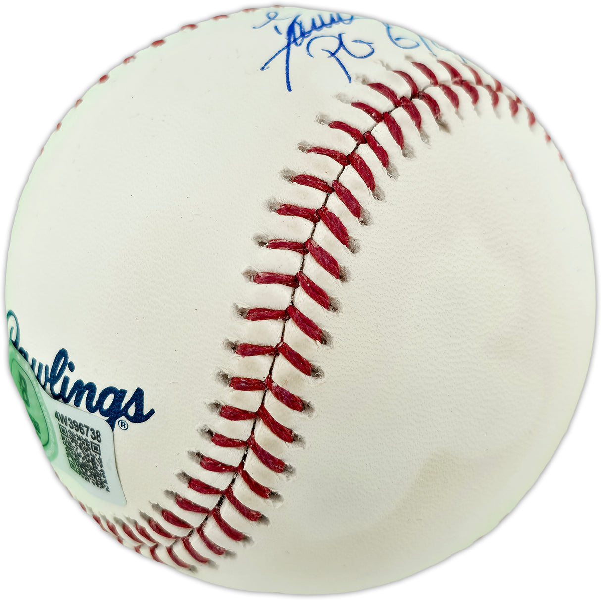 Domingo German Autographed Official MLB Baseball New York Yankees "PG 6/28/23" Beckett BAS Witness #4W396738