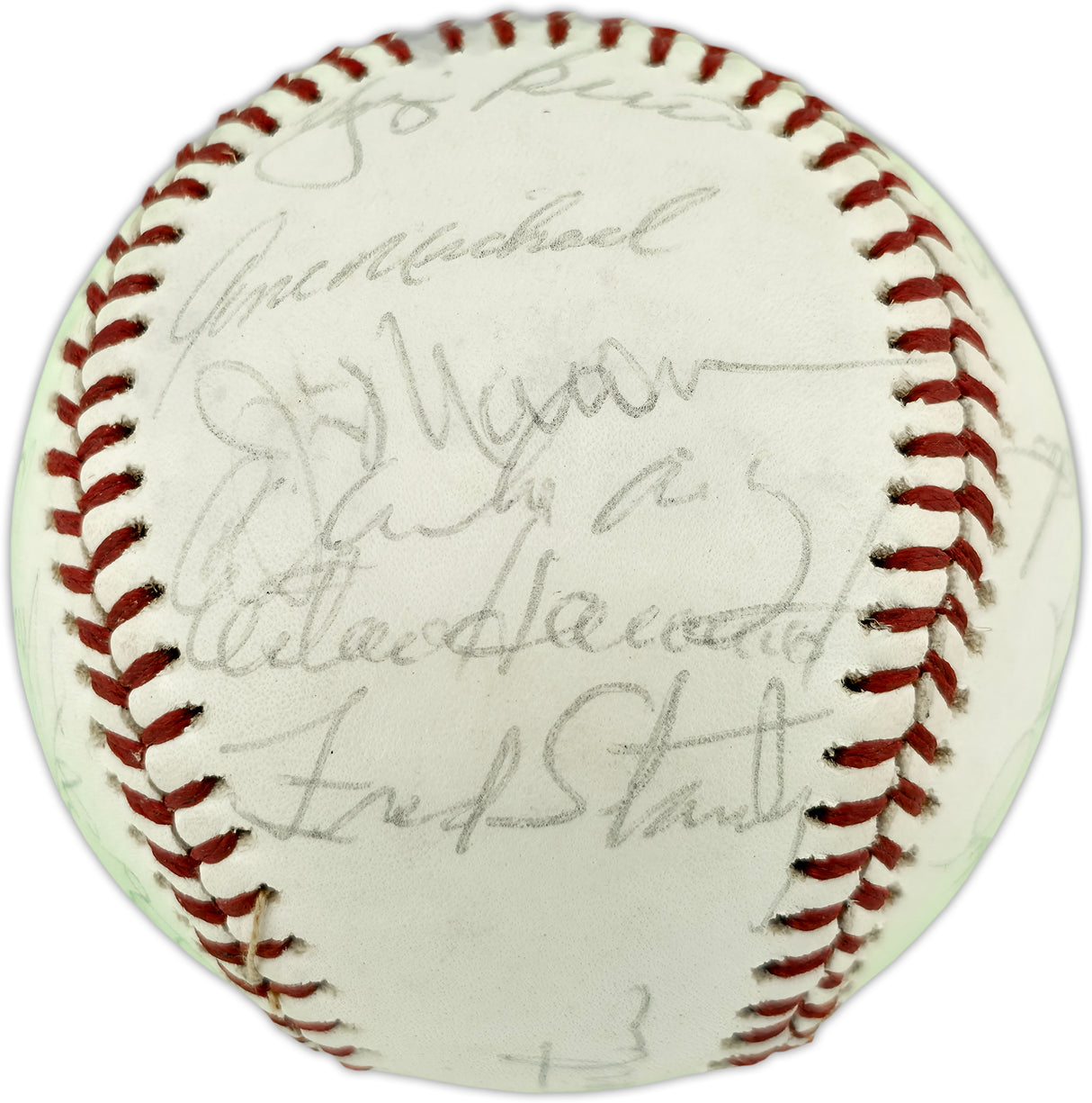 1973 New York Yankees Autographed Official MacPhail AL Baseball With 21 Signatures Including Thurman Munson Beckett BAS #AE85549