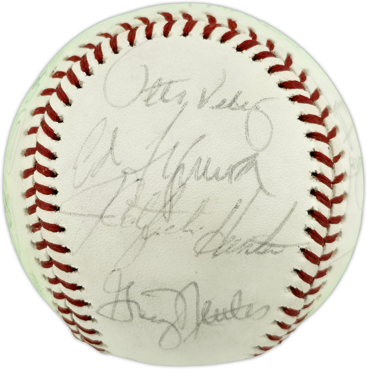 1973 New York Yankees Autographed Official MacPhail AL Baseball With 21 Signatures Including Thurman Munson Beckett BAS #AE85549