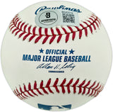 Ron Santo Autographed Official MLB Baseball Chicago Cubs "69 Cubs" Beckett BAS QR #BQ42018