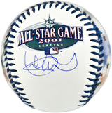 Ichiro Suzuki Autographed Official 2001 All Star Game Logo Fotoball Baseball Seattle Mariners Beckett BAS Witness #4W624939