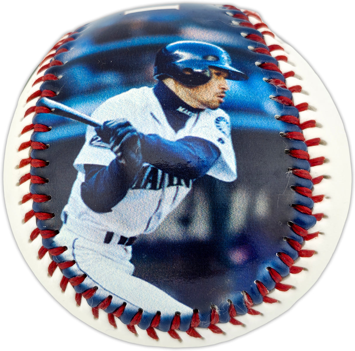 Ichiro Suzuki Autographed Official Fotoball Baseball Seattle Mariners Beckett BAS Witness #4W624935