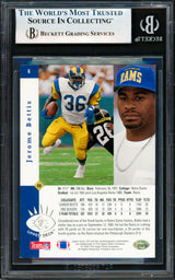 Jerome Bettis Autographed 1993 Upper Deck SP Rookie Card #6 Los Angeles Rams Beckett BAS #19955873