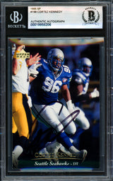 Cortez Kennedy Autographed 1995 Stadium Club Card #161 Seattle Seahawks Beckett BAS #19958206
