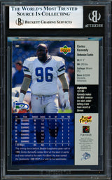 Cortez Kennedy Autographed 1997 Upper Deck Card #281 Seattle Seahawks Beckett BAS #19958218