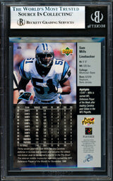 Sam Mills Autographed 1997 Upper Deck Card #223 Carolina Panthers Beckett BAS #19958509