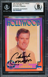 Chuck Connors Autographed 1991 Starline Card #75 Rifleman Beckett BAS #19828387
