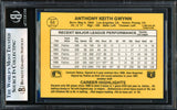 Tony Gwynn Autographed 1987 Donruss Card #64 San Diego Padres Beckett BAS #19829620