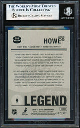 Gordie Howe Autographed 2010-11 O Pee Chee Marquee Card #598 Detroit Red Wings "Mr Hockey" Beckett BAS #19829900