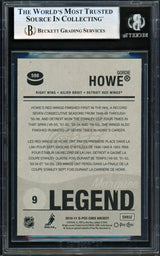 Gordie Howe Autographed 2010-11 O Pee Chee Marquee Card #598 Detroit Red Wings "HOF 72" Beckett BAS #19829902