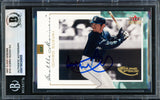 Ichiro Suzuki Autographed 2001 Fleer Genuine Rookie Card #101 Seattle Mariners Beckett BAS #19830805