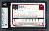 Ichiro Suzuki Autographed 2008 Bowman Chrome Refractor Card #176 Seattle Mariners Beckett BAS #19830960
