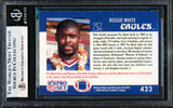 Reggie White Autographed 1990 Pro Set Card #423 Philadelphia Eagles Beckett BAS #19831470