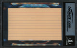 Muhammad Ali Autographed 3x5 Index Card Vintage Signature Beckett BAS #19816607