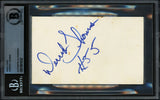 Derrick Thomas Autographed 3x5 Index Card Kansas City Chiefs Vintage Signature Beckett BAS #19816332